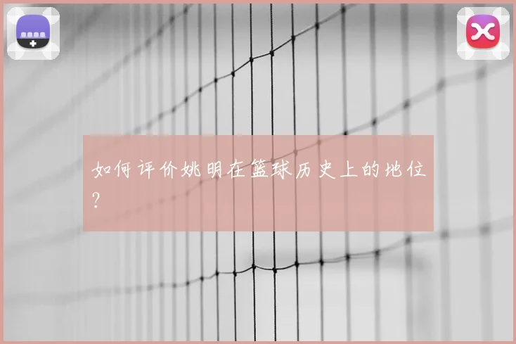如何评价姚明在篮球历史上的地位？